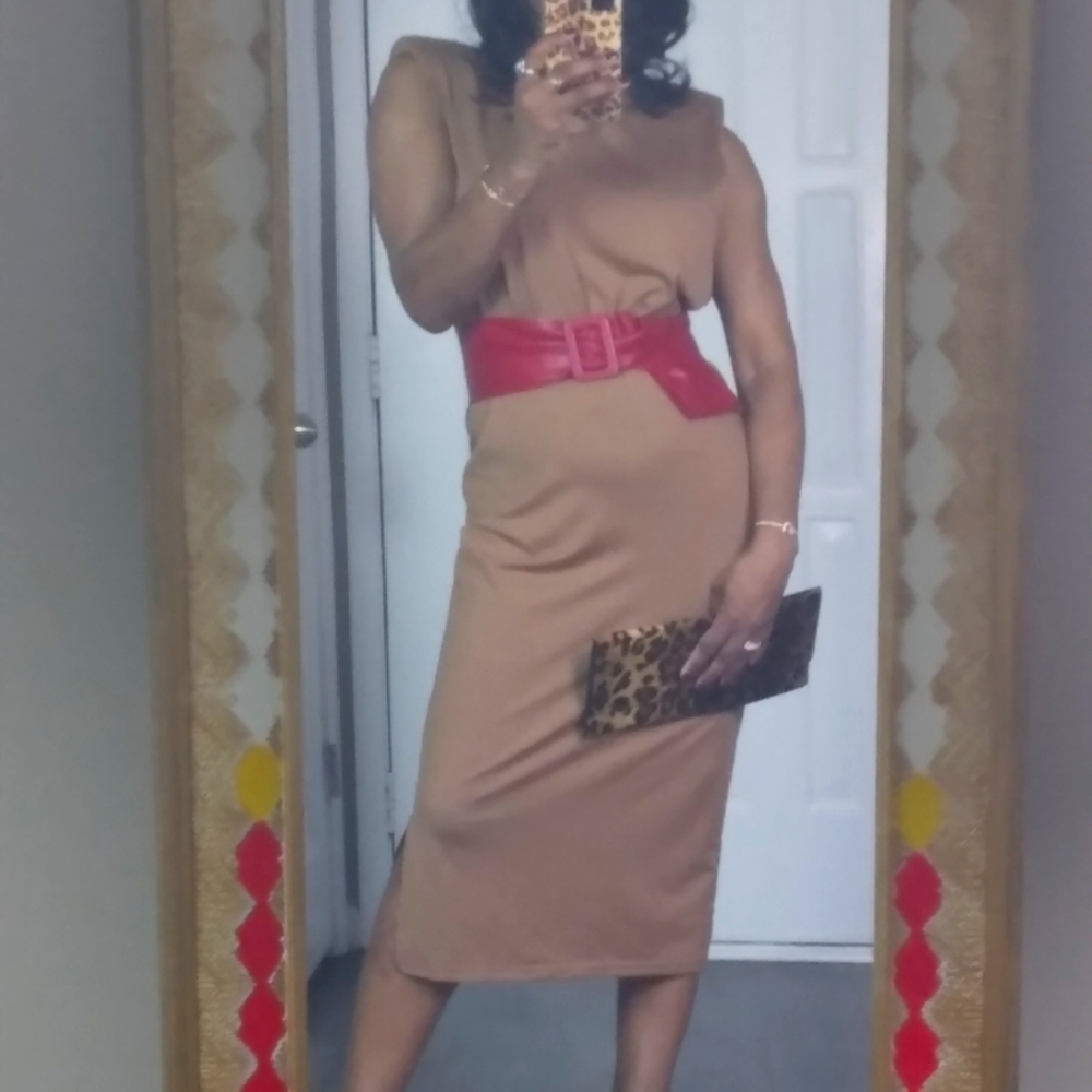 LDS Boss Lady Midi Dress